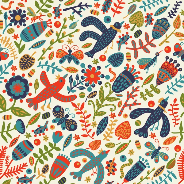 Kuşlar, kelebekler ile Seamless Modeli