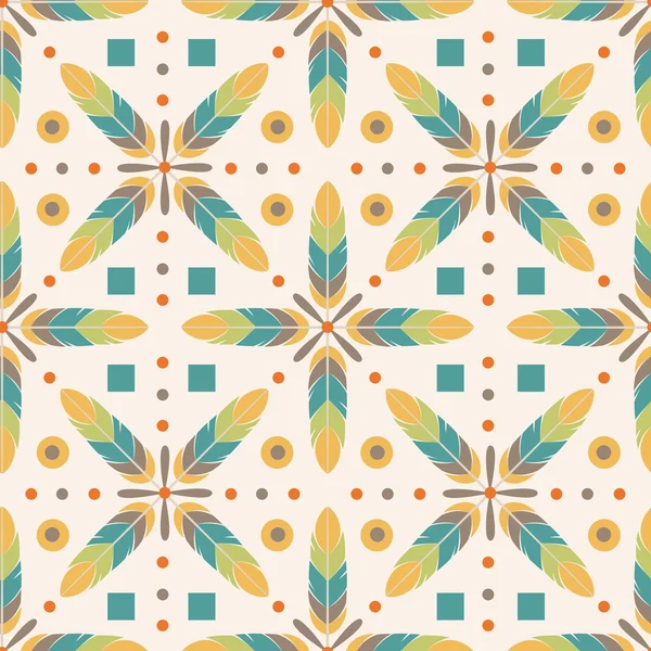 Ethnic seamless pattern in native style — Stock Vector