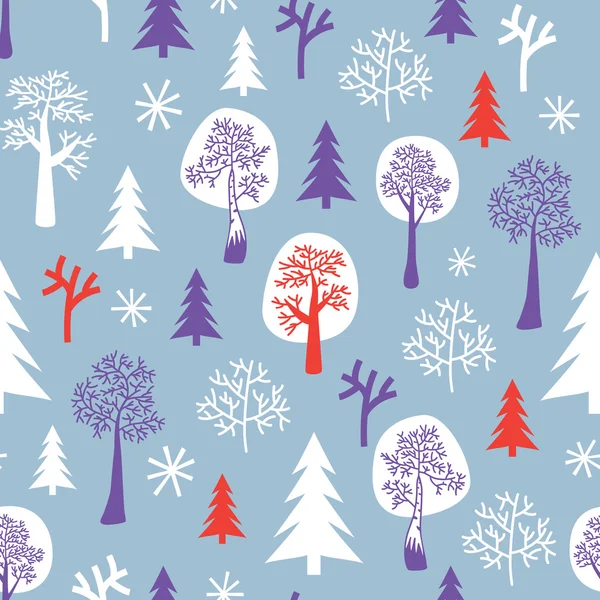 Sorunsuz kış orman arka plan