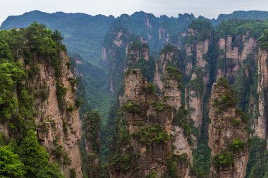 Zhangjiajie Milli Park Çin dağ manzarası