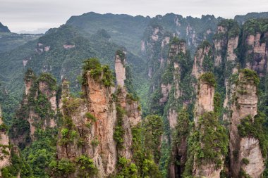 Zhangjiajie Milli Park Çin dağ manzarası