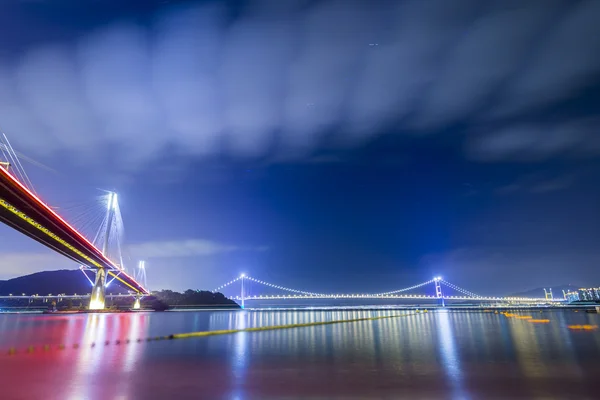 Puente Ting Kau de Hong Kong en el día soleado —  Fotos de Stock