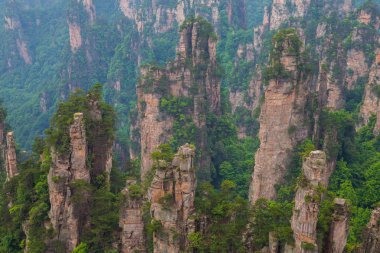 Zhangjiajie Milli Park Çin dağ manzarası