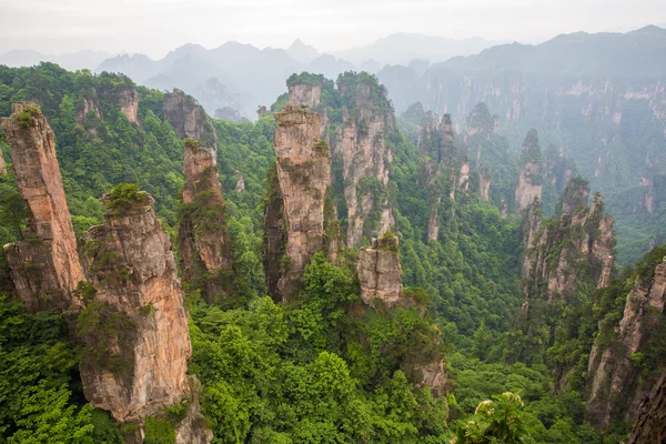 Гірський краєвид Zhangjiajie Національний парк, Китай — стокове фото