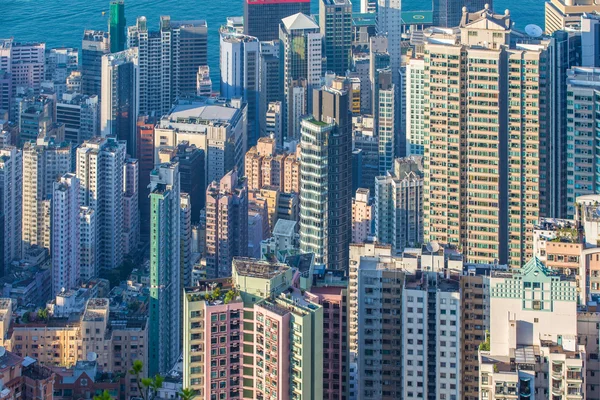 Orta sınıf Hong Kong'da bina konut — Stok fotoğraf