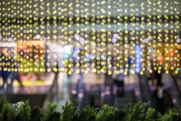 Fondo de Navidad con luz bokeh — Foto de Stock