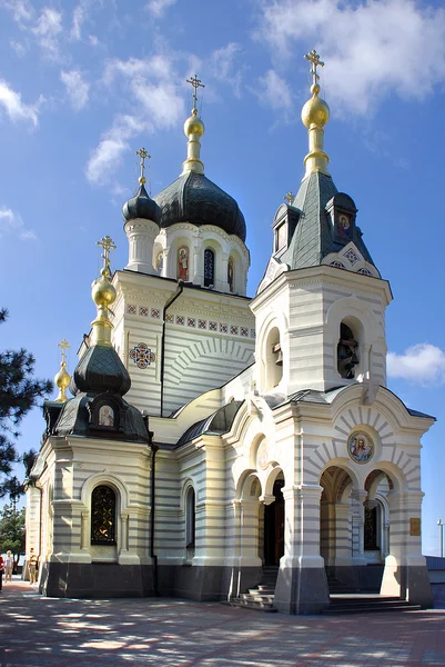 Foros Chiesa della Risurrezione in Crimea — Foto Stock