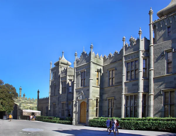 Alupka Kırım'Vorontsov sarayın görünümü