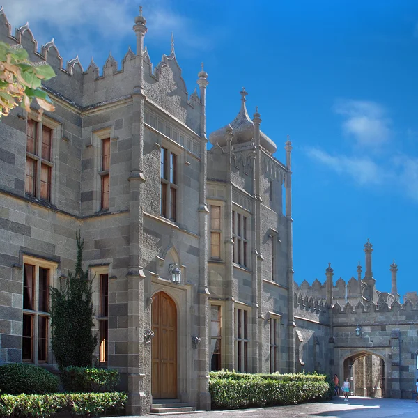 Alupka Kırım'Vorontsov sarayın görünümü