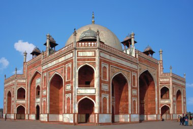 Delhi. Yorumu Merkezi Hümayun kabirde parçası.