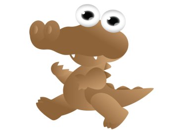 şirin timsah karikatür