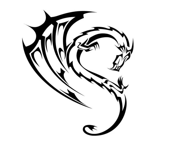 Petite illustration de dragon — Image vectorielle