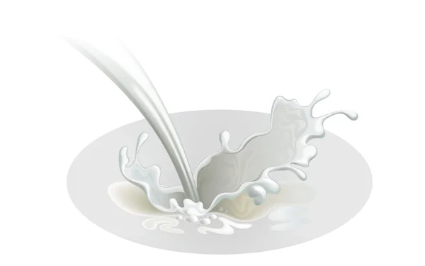 Weiße Milch Stockvektor