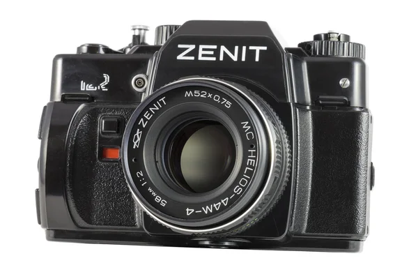 Zenit-122 russische Slr-Kamera zur Verwendung mit Kleinbildfilm — Stockfoto