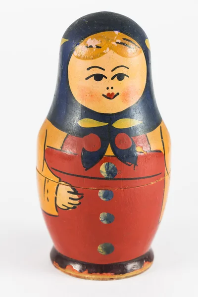 Ancient Russian Matryoshka (nested doll) — Stock Photo, Image