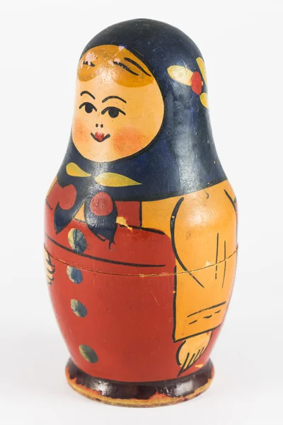 Ancient Russian Matryoshka (nested doll) — Stock Photo, Image