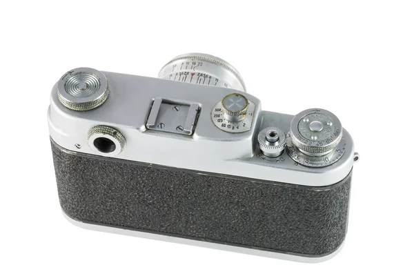 Obsolete film camera, back side — Stock Photo, Image