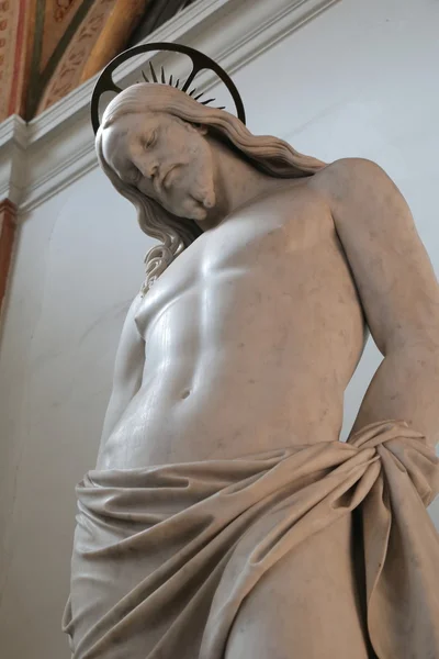 Skulptur des Jesuschristen in der Basilika des Heiligen Johannes von Lateinamerika — Stockfoto