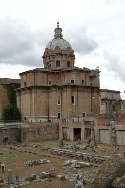 Kyrkan av Santi Luca e Martina i Rom, Italien — Stockfoto