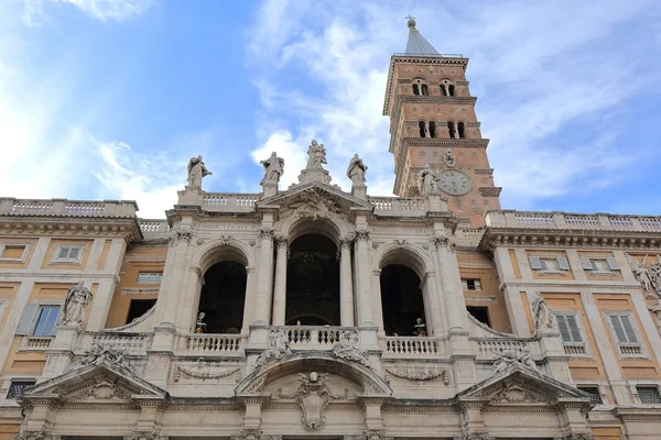 Vedere la Basilica di Santa Maria Maggiore din Roma, Italia — Fotografie, imagine de stoc