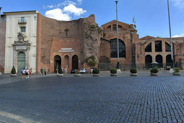 Bazilika Santa Maria degli Angeli e dei Martiri. Řím. — Stock fotografie