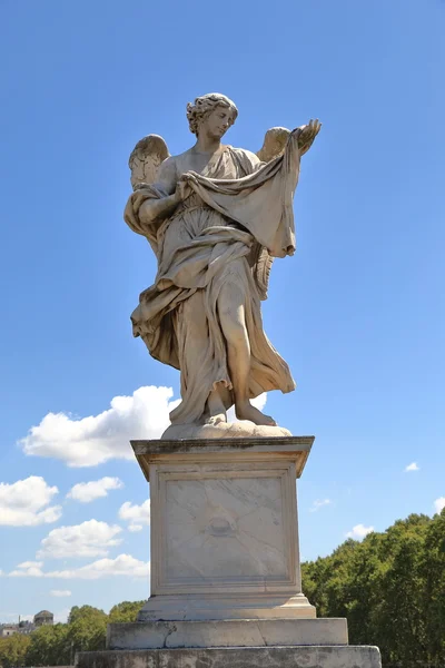 Angel met de Zweetdoek in Rome, Italië — Stockfoto