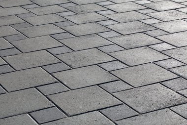 Gri kaldırım yakın çekim tabaka. Arka plan