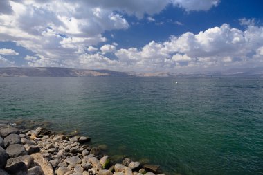 Sea of Galilee kineret clipart
