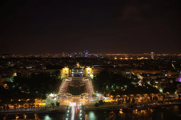 Nacht over Parijs — Stockfoto