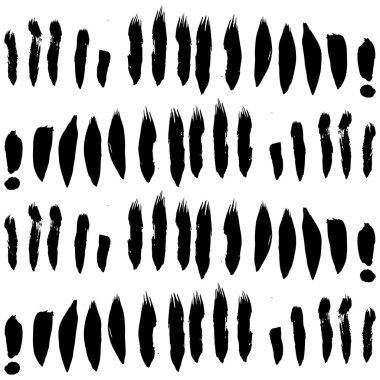 Çizilmiş mürekkep koleksiyonu