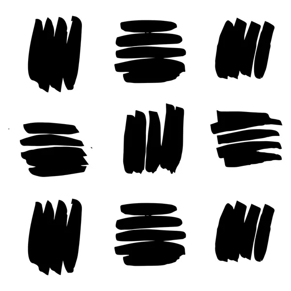 Hand-drawn ink collection — Stock Vector