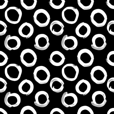 Vektör el boyaması mürekkep çizim fırça darbeleriyle.