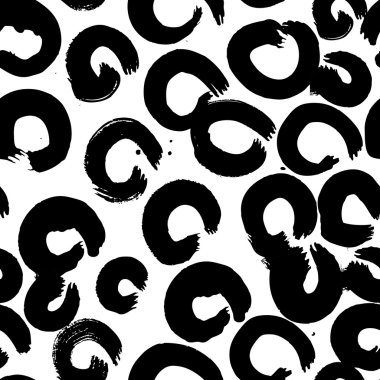 Vektör el boyaması mürekkep çizim fırça darbeleriyle.