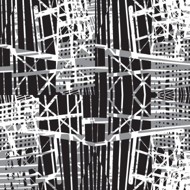 soyut kentsel süsleme ile desen