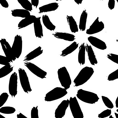 mürekkep fırça darbeleri ile Seamless Modeli