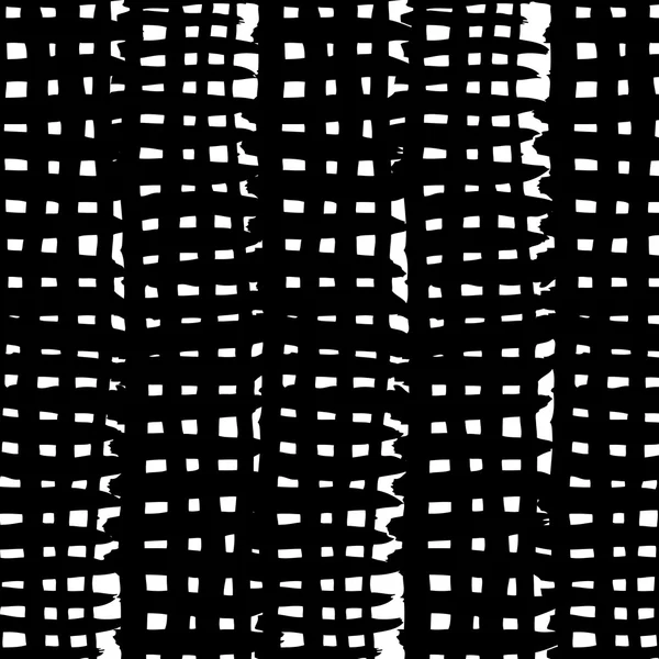 Seamless mönster med bläck penseldrag — Stock vektor