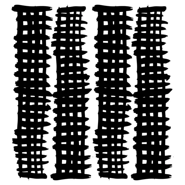 Безшовний візерунок з штрихами чорнила — стоковий вектор