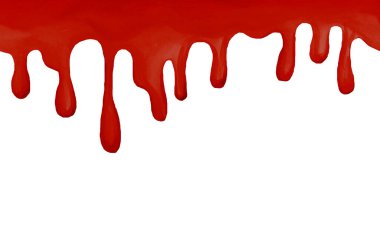 Kusursuz sınır, çerçeve, kırmızı boya damlaları, kan, domates suyu. Resim, soyut boya izi yayıyor. Lanet cadılar bayramı geçmişi