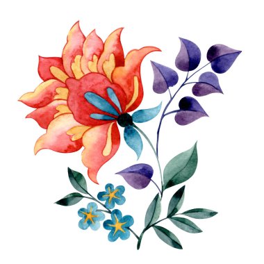 Çiçek süsü, çiçeklerin ve yaprakların doğuya özgü soyut bileşimi..