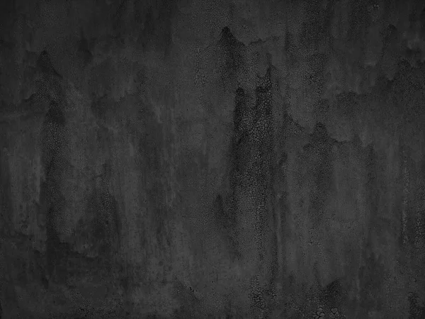 Старая Черная Покрашенная Металлическая Стена Глиняная Текстура Потрескавшейся Краской Серый — стоковое фото