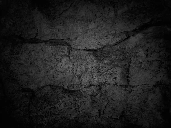 Μαύρο Σκληρό Φόντο Παλιά Ραγισμένη Υφή Τοίχου Σκούρο Φόντο Grunge — Φωτογραφία Αρχείου