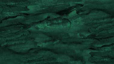 El boyası suluboya arka plan. Siyah mavi soyut sanat arka planı. Tasarım için fotokopi alanı olan koyu turkuaz akvaryum arka plan. Web pankartı.