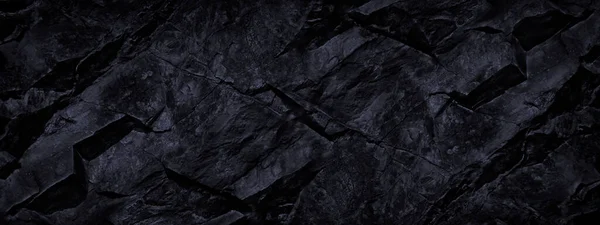 Textura Roca Negra Fondo Piedra Oscura Con Espacio Copia Para — Foto de Stock