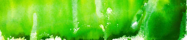 Arte Abstrata Moderna Mão Brilhante Desenhou Aquarela Fundo Verde Amarelo — Fotografia de Stock