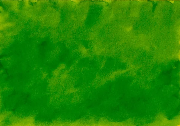 Fundo Abstrato Verde Amarelo Aquarela Fundo Verde Com Espaço Cópia — Fotografia de Stock
