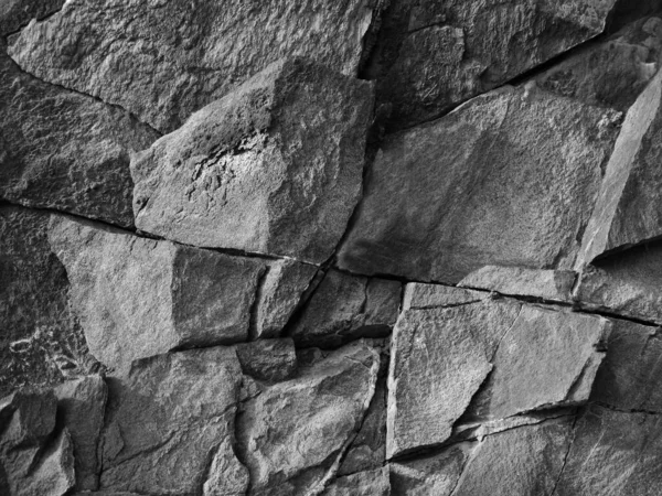 Struktura Skalna Pęknięta Powierzchnia Góry Zbliżenie Wygląda Jak Kamienna Ściana — Zdjęcie stockowe