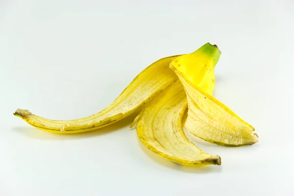 Bananas Skin on white background — Stock Photo, Image