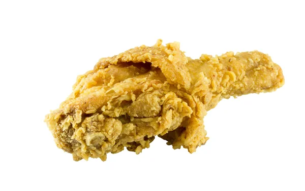 Fried chicken on white background. — Stock Photo, Image