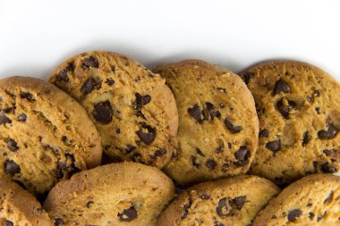 Beyaz arkaplanda çerezler