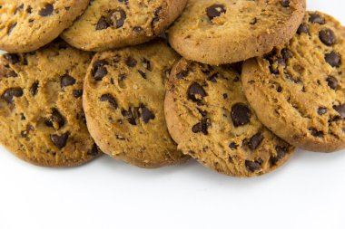 Beyaz arkaplanda çerezler